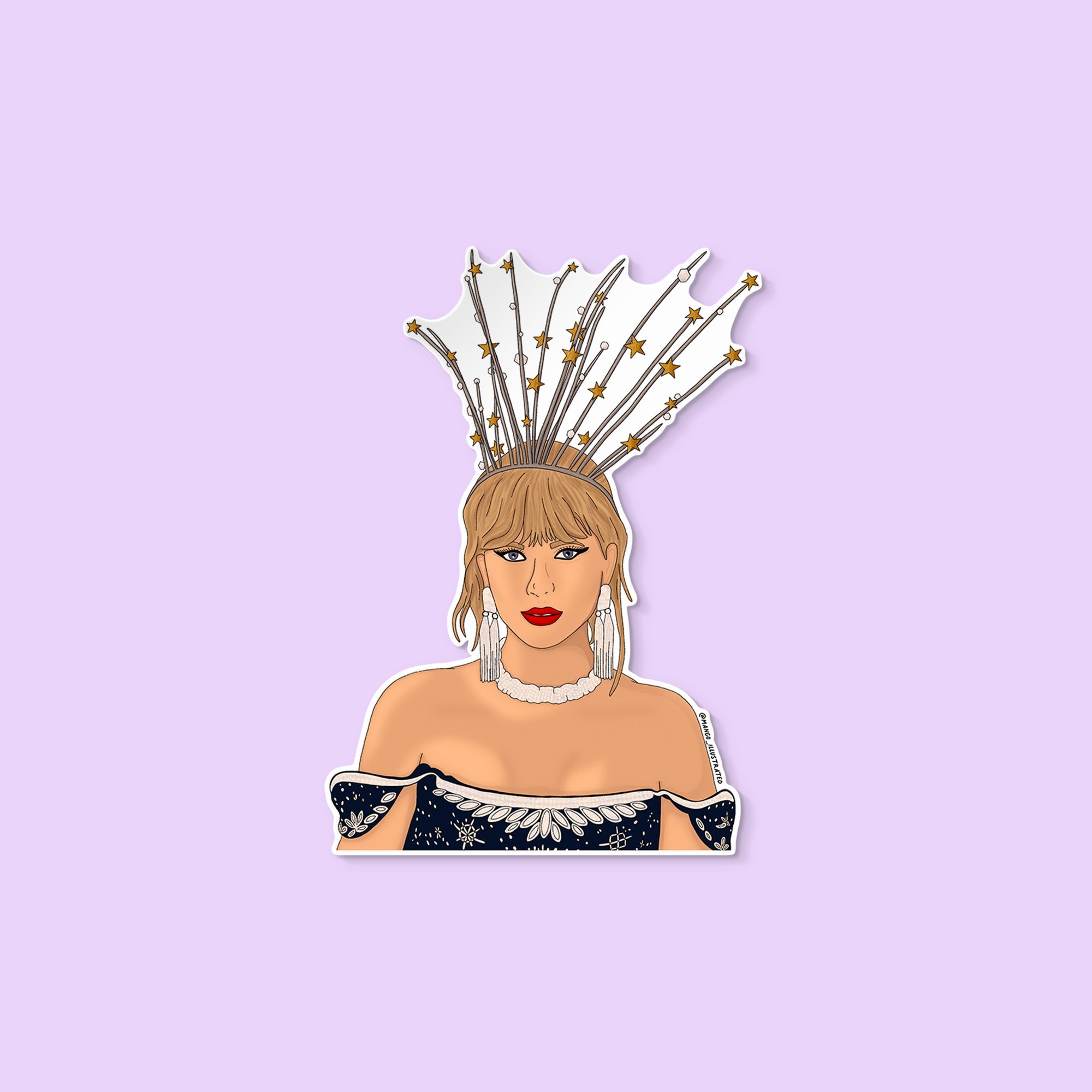 Queen Taylor sticker - MangoIllustrated - Sticker