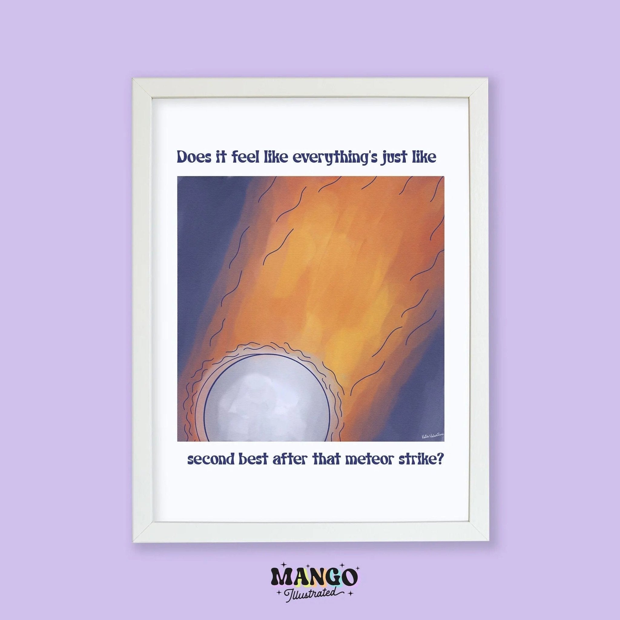 Question art print - MangoIllustrated - Physical Art Print