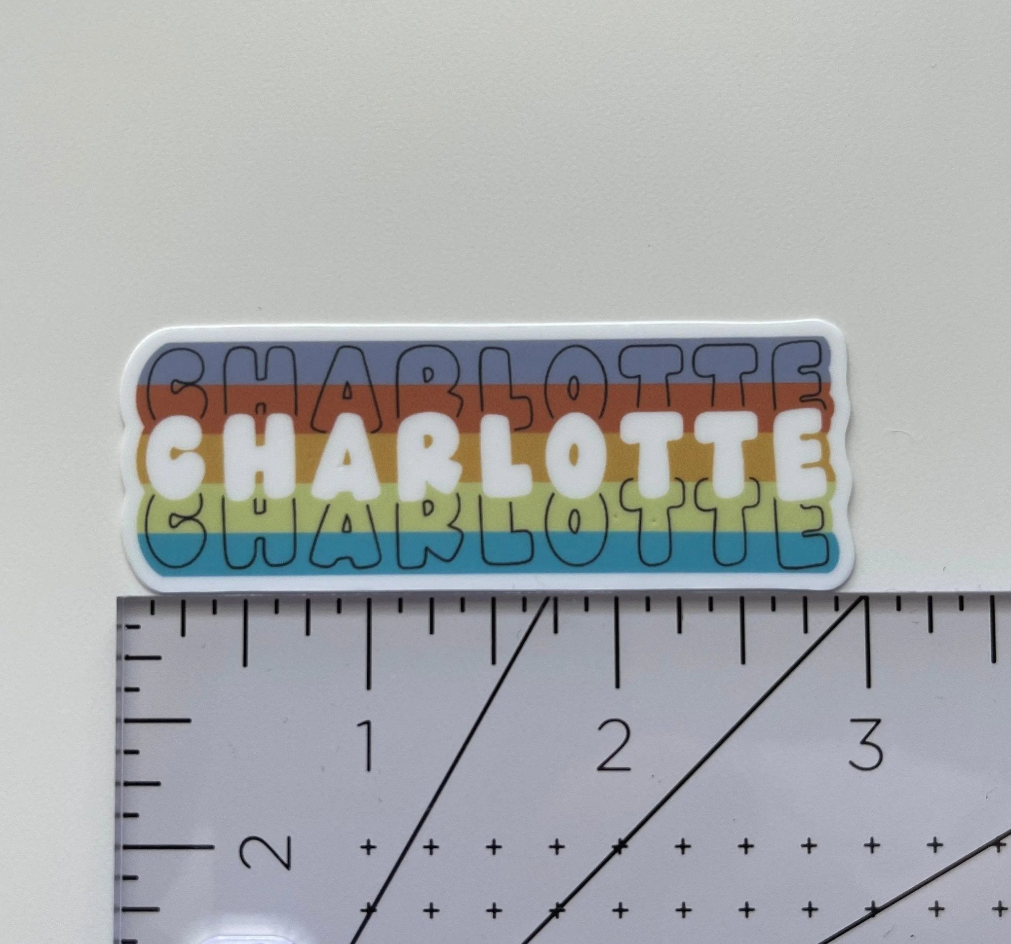 Rainbow Charlotte sticker - MangoIllustrated - Sticker