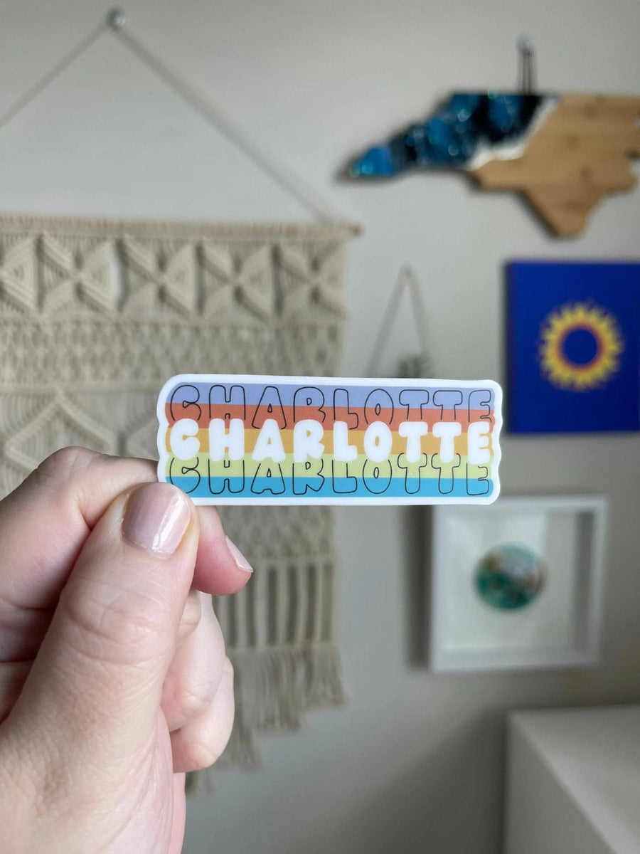 Rainbow Charlotte sticker - MangoIllustrated - Sticker