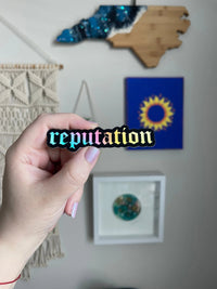 Reputation holographic sticker - MangoIllustrated - Sticker