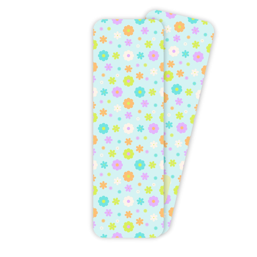 Retro Neon Daisies Bookmark