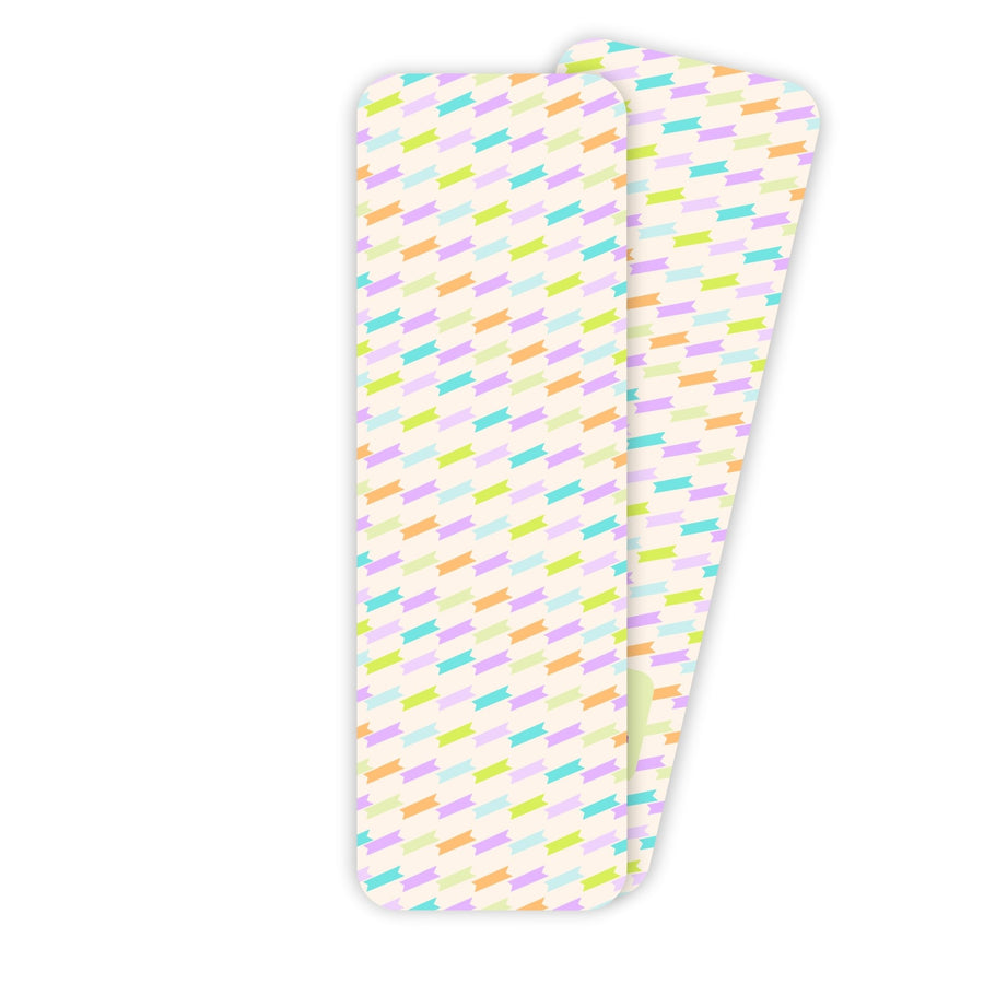 Retro Neon Ribbons Bookmark