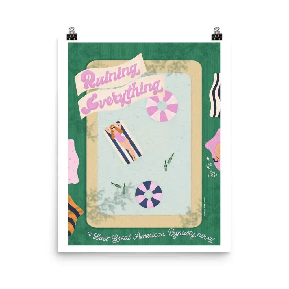 Ruining Everything art print - MangoIllustrated - Physical Art Print