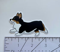 Running Corgi Sticker - MangoIllustrated - Sticker