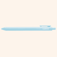 Light blue pen with 'Sabrina' text on a white background