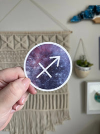 Sagittarius Galaxy sticker - MangoIllustrated - Sticker