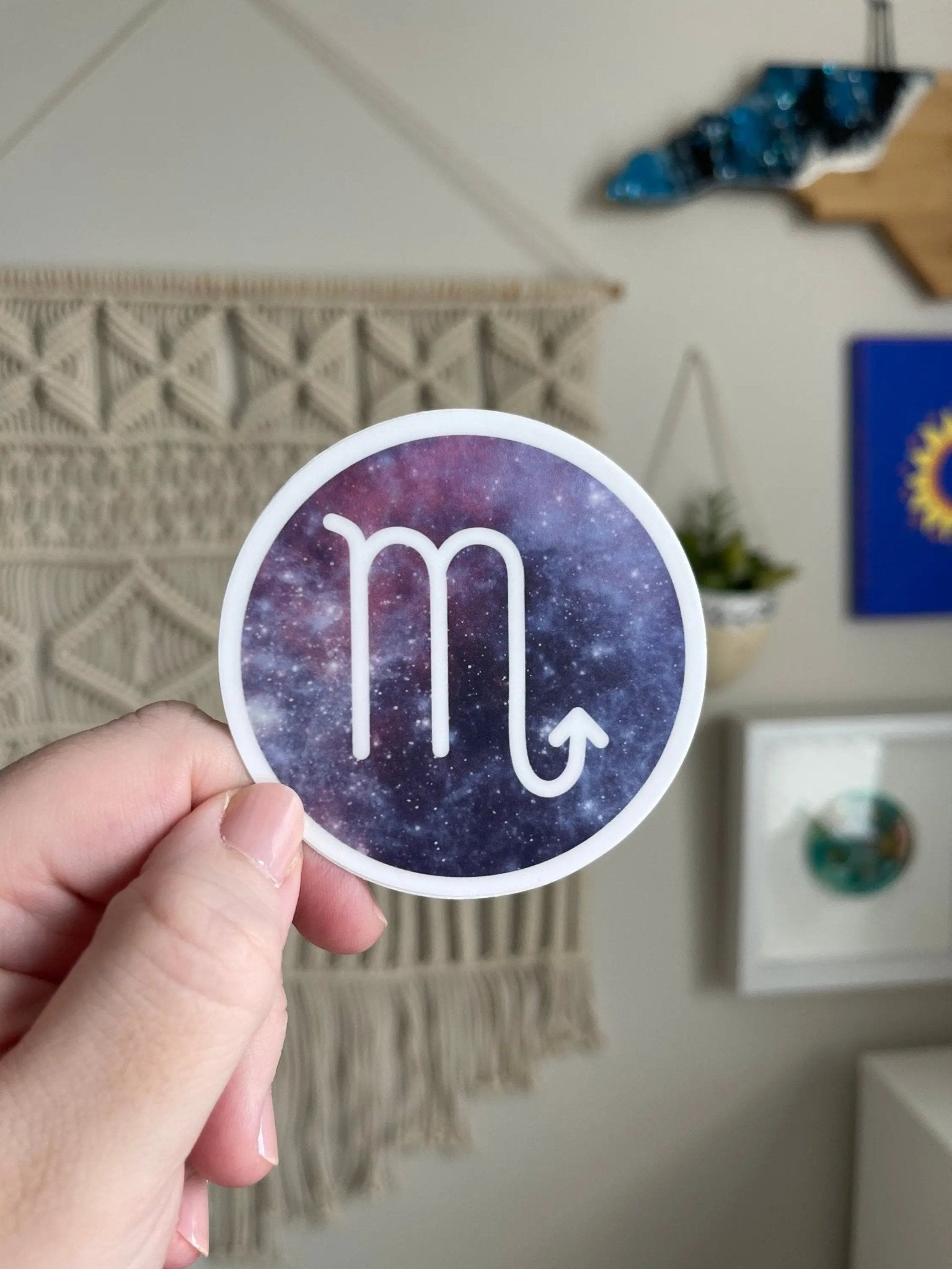 Scorpio Galaxy sticker - MangoIllustrated - Sticker