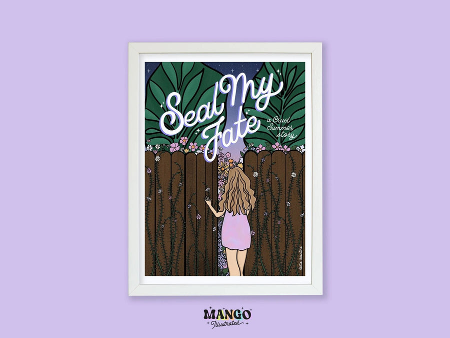 Seal My Fate Cruel Summer art print - MangoIllustrated - Physical Art Print