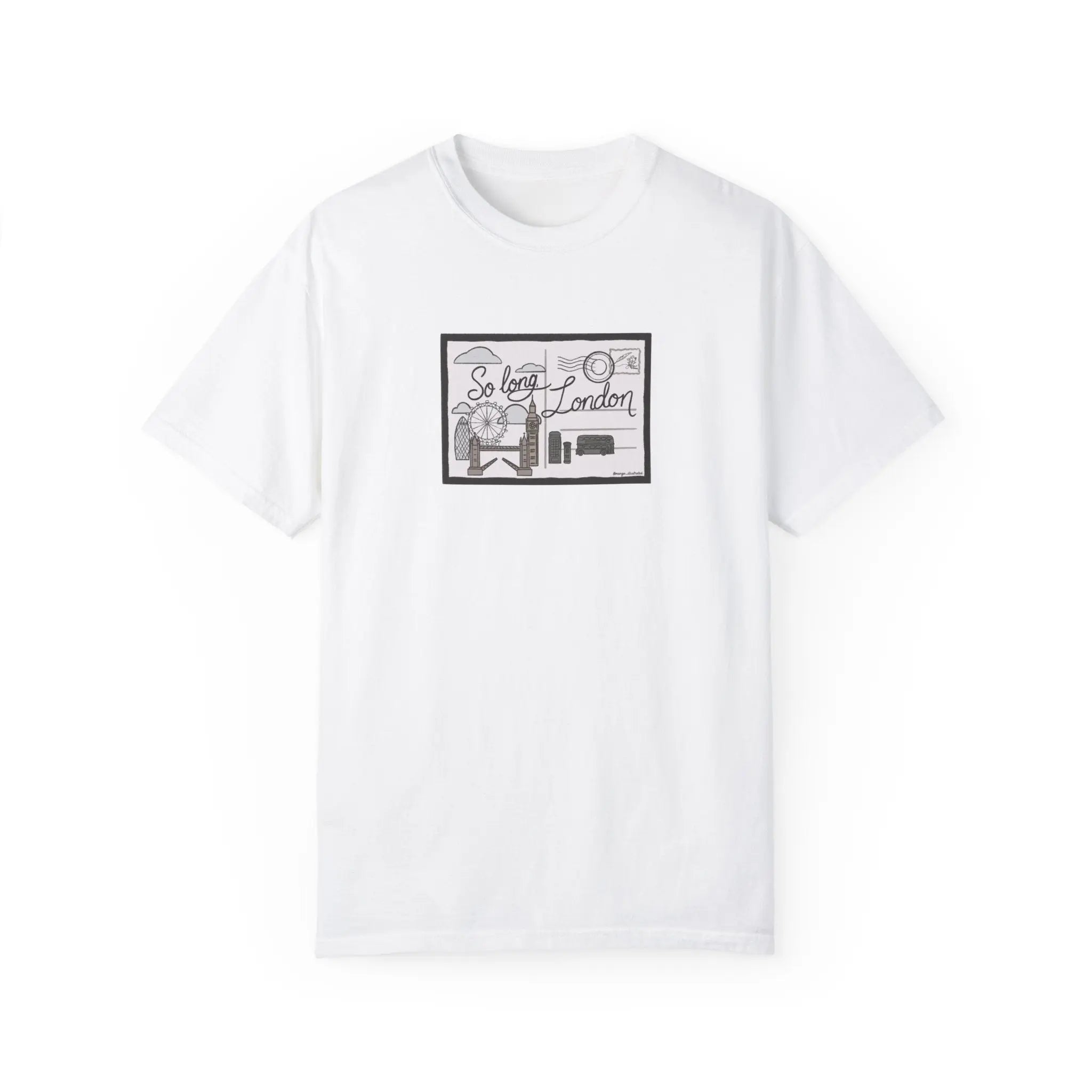 So Long London T - shirt - MangoIllustrated - Apparel