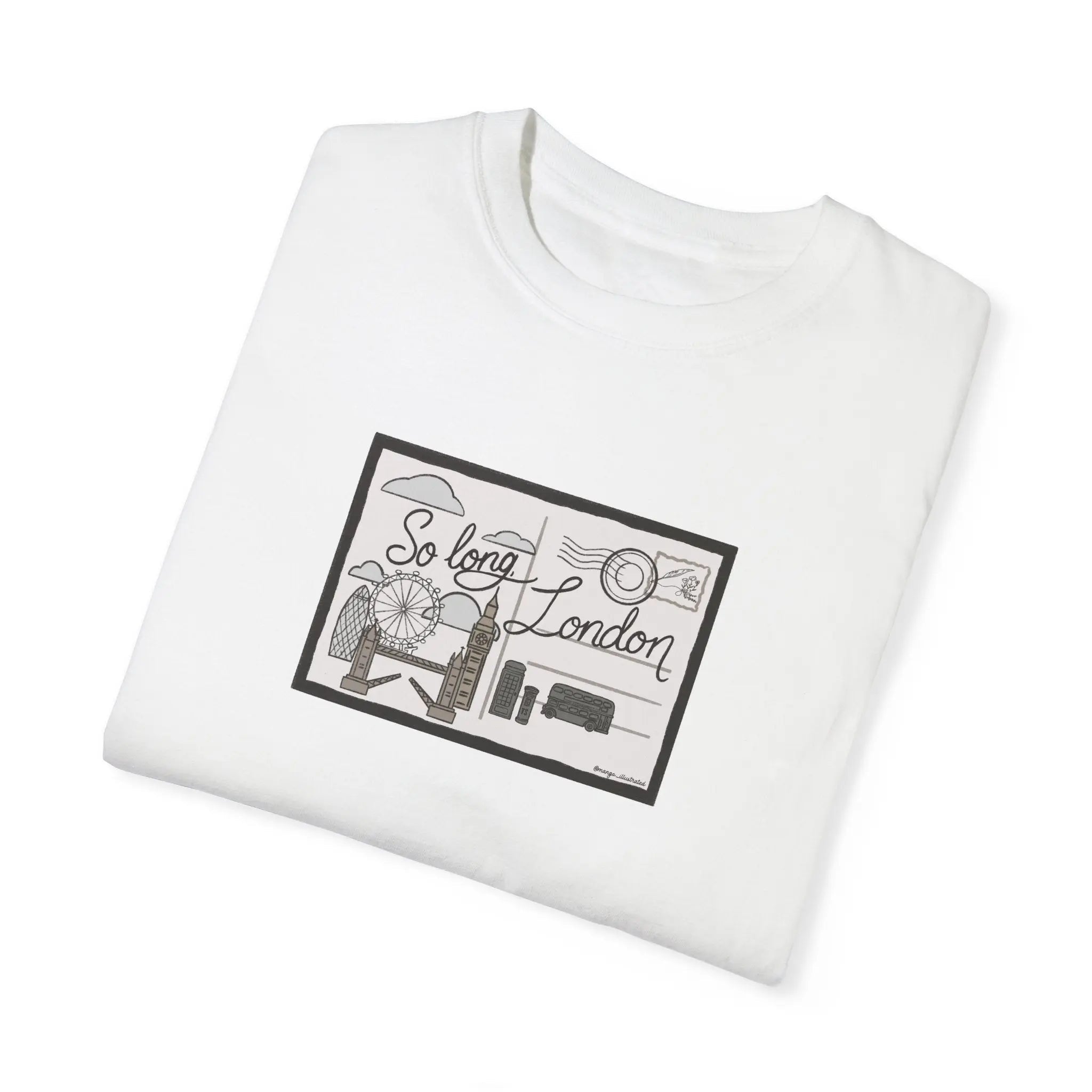 So Long London T - shirt - MangoIllustrated - Apparel