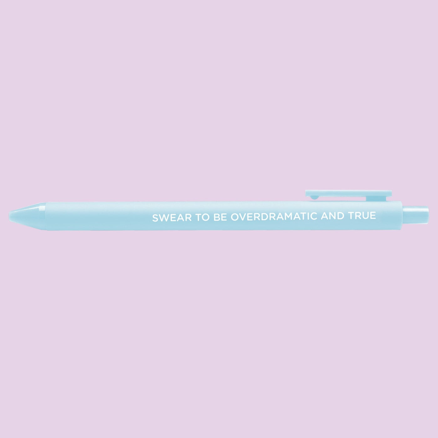 Swear to be overdramatic and true jotter gel pen - MangoIllustrated - Pens