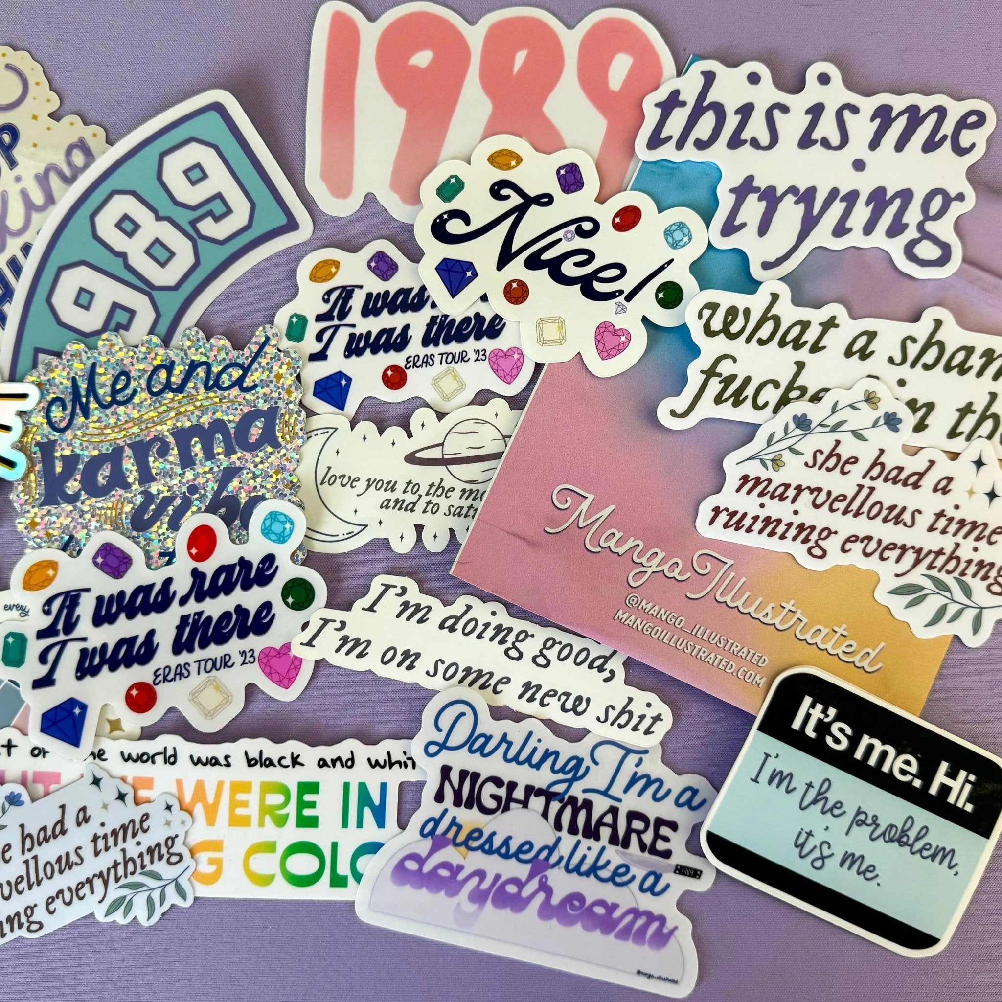 Swiftie sticker surprise pack - MangoIllustrated - Sticker