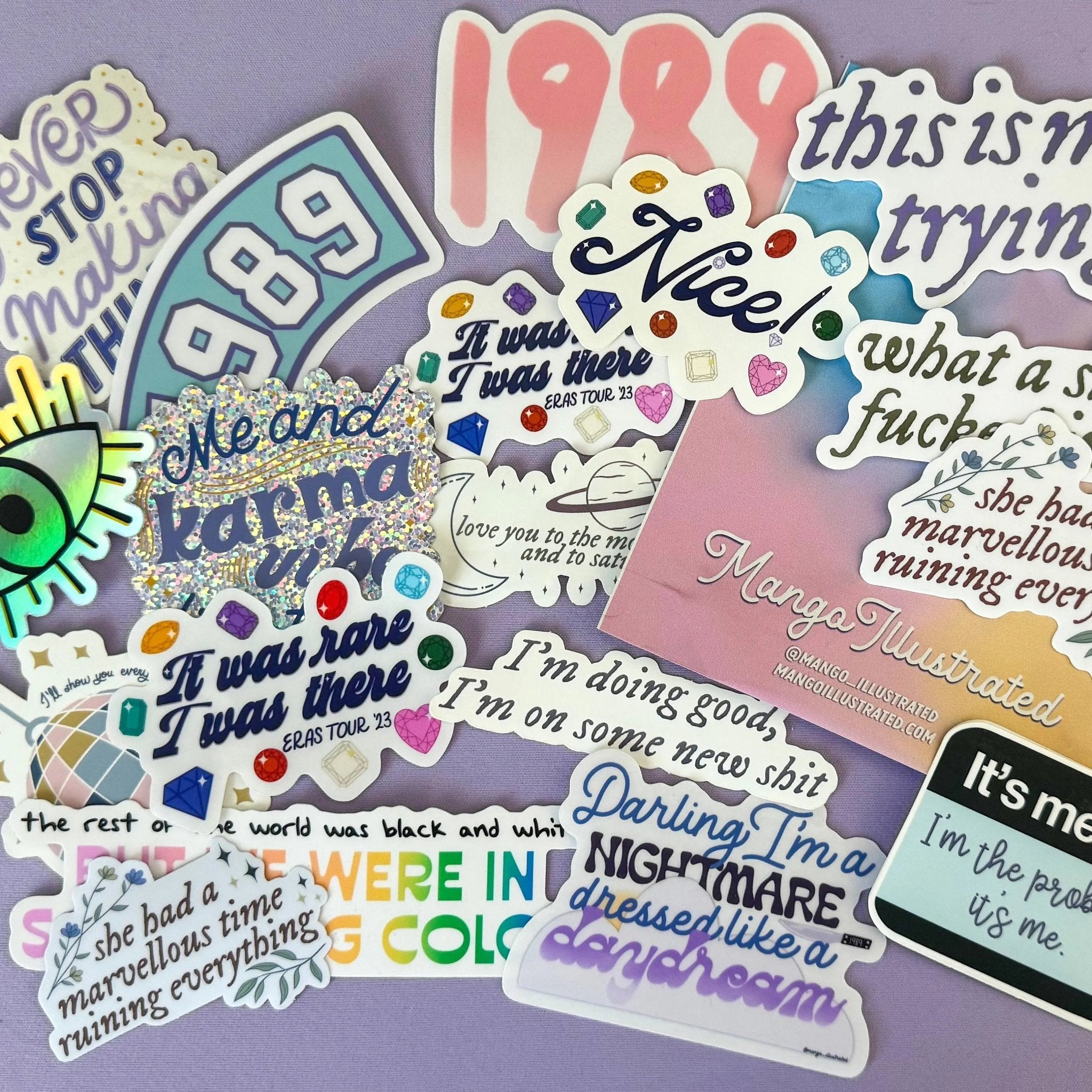 Swiftie sticker surprise pack - MangoIllustrated - Sticker