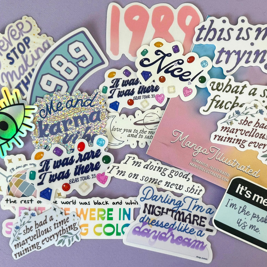 Swiftie sticker surprise pack - MangoIllustrated - Sticker