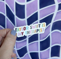 Taylor Swift is my therapist sticker - MangoIllustrated - Sticker