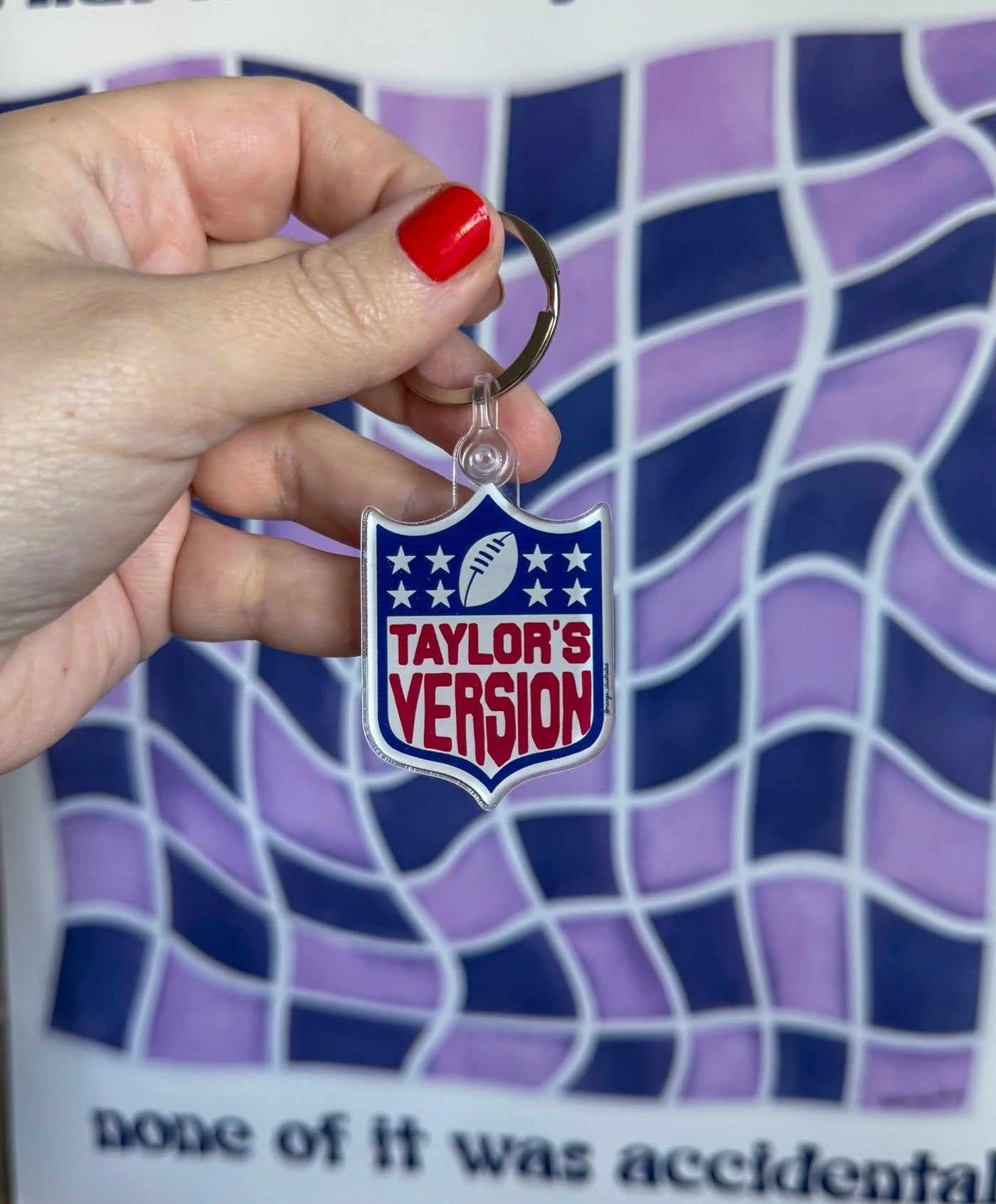 (Tay’s Version) of football keychain - MangoIllustrated - Accessories