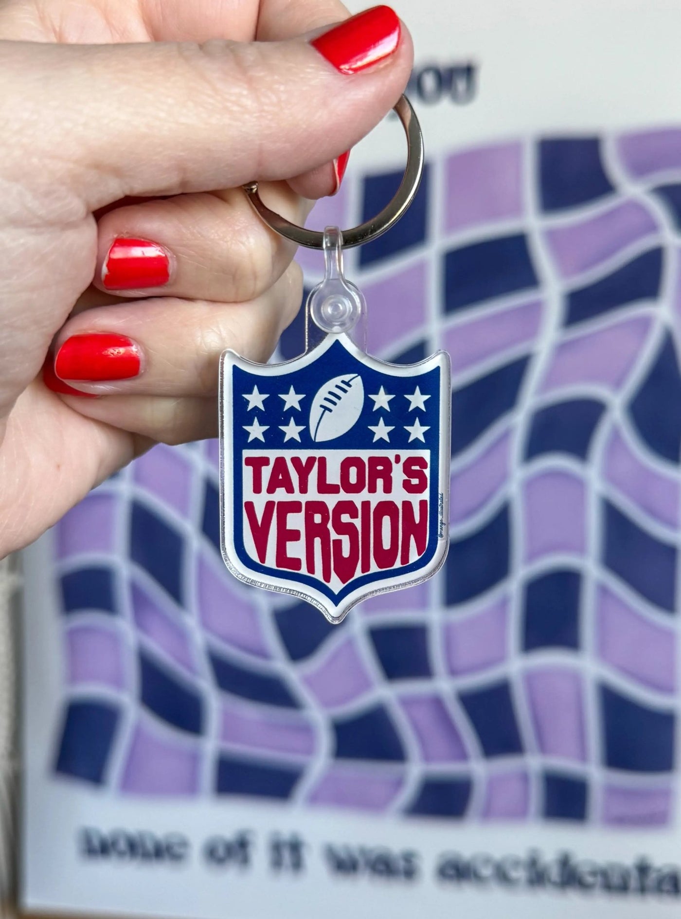 (Tay’s Version) of football keychain - MangoIllustrated - Accessories