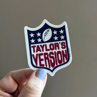 (Tay’s Version) of football sticker - MangoIllustrated - Sticker