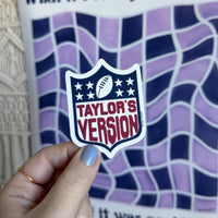 (Tay’s Version) of football sticker - MangoIllustrated - Sticker