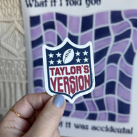 (Tay’s Version) of football sticker - MangoIllustrated - Sticker