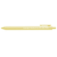 The Best People in Life Are Free jotter pen - MangoIllustrated - Pens