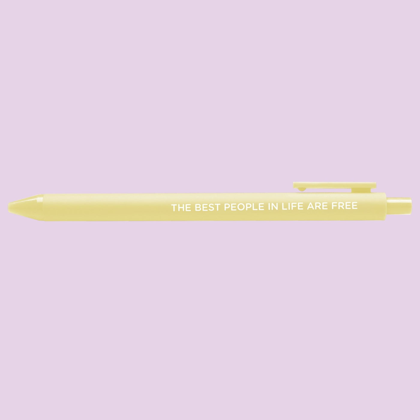 The Best People in Life Are Free jotter pen - MangoIllustrated - Pens
