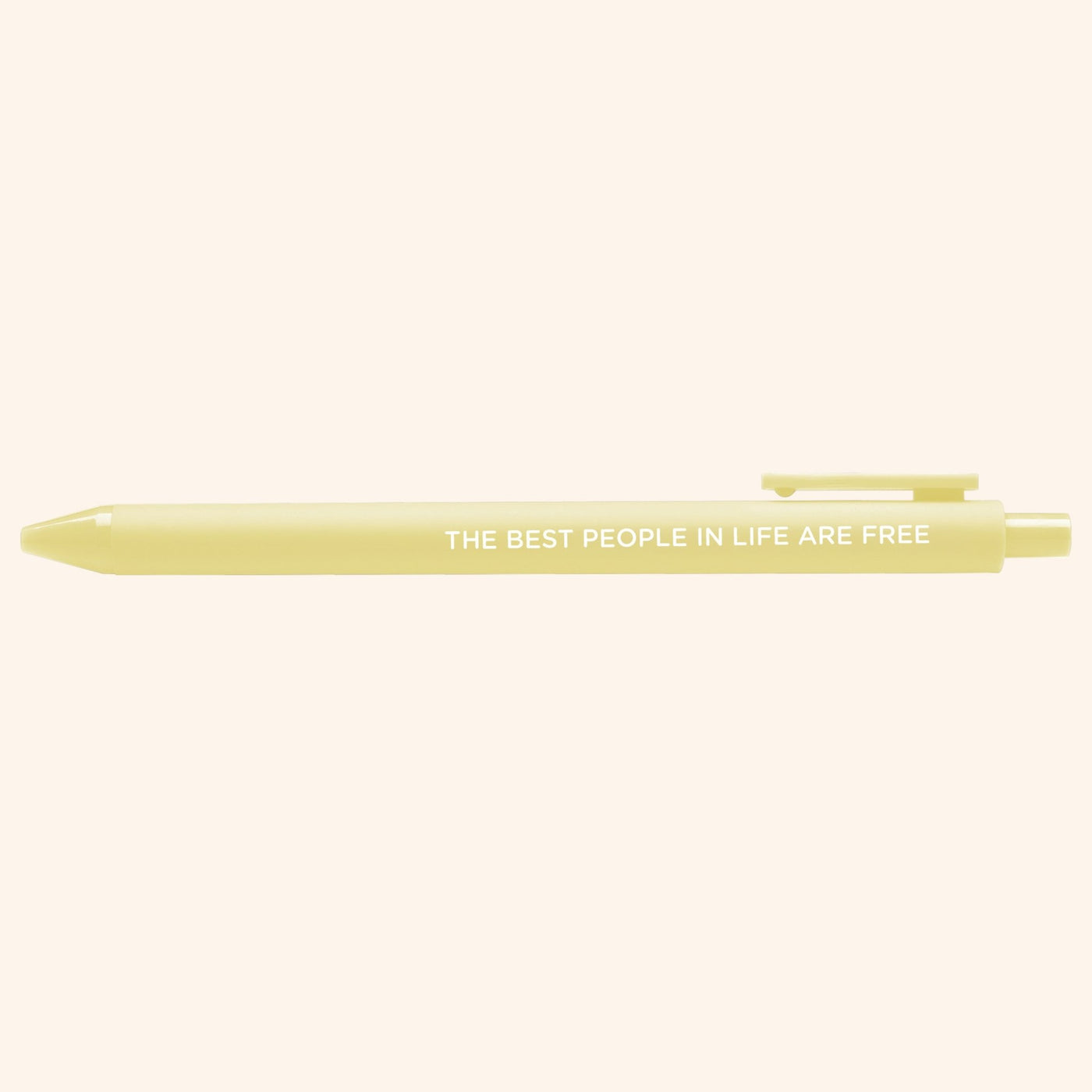 The Best People in Life Are Free jotter pen - MangoIllustrated - Pens