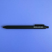 The Black Dog jotter gel pen - MangoIllustrated - Pens