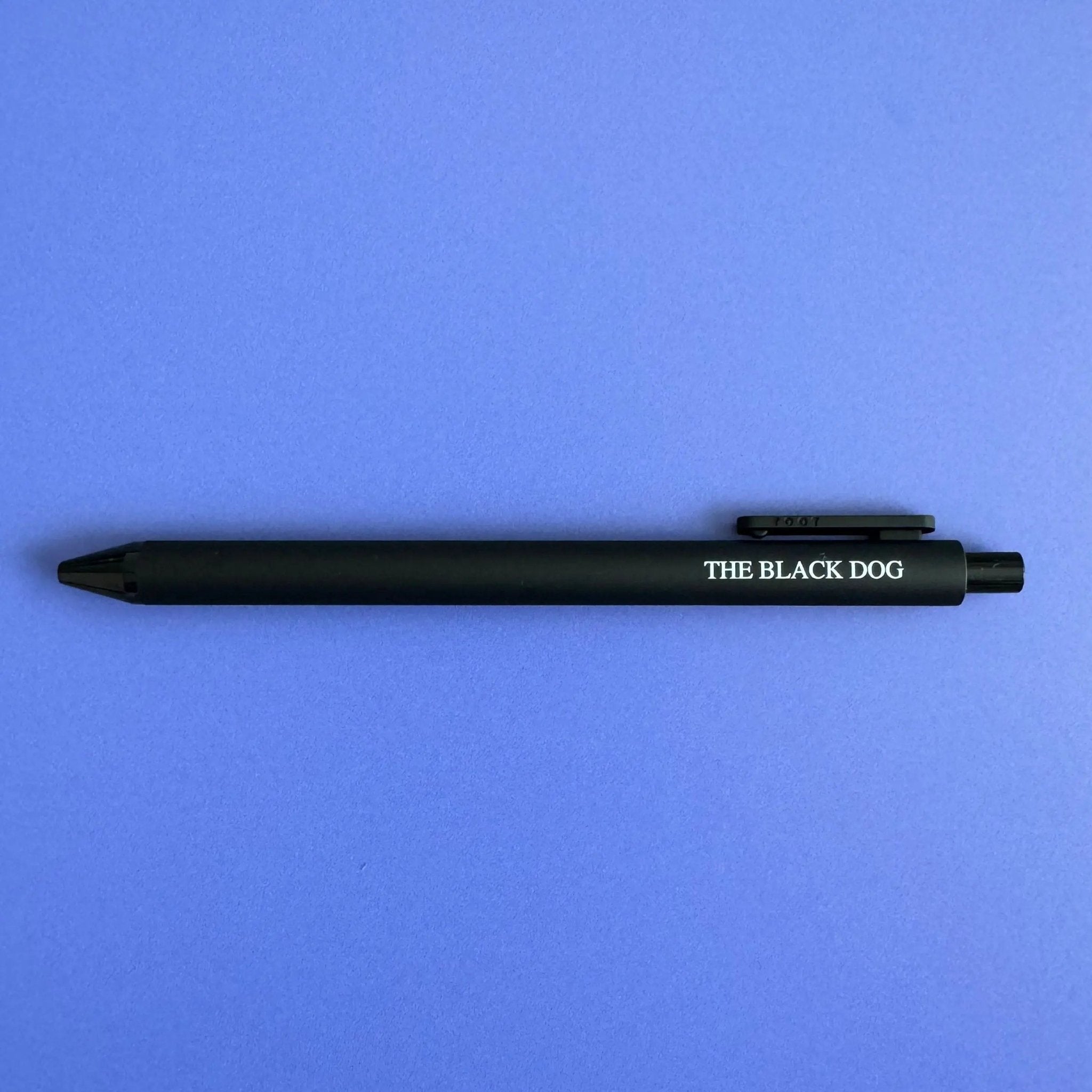 The Black Dog jotter gel pen - MangoIllustrated - Pens