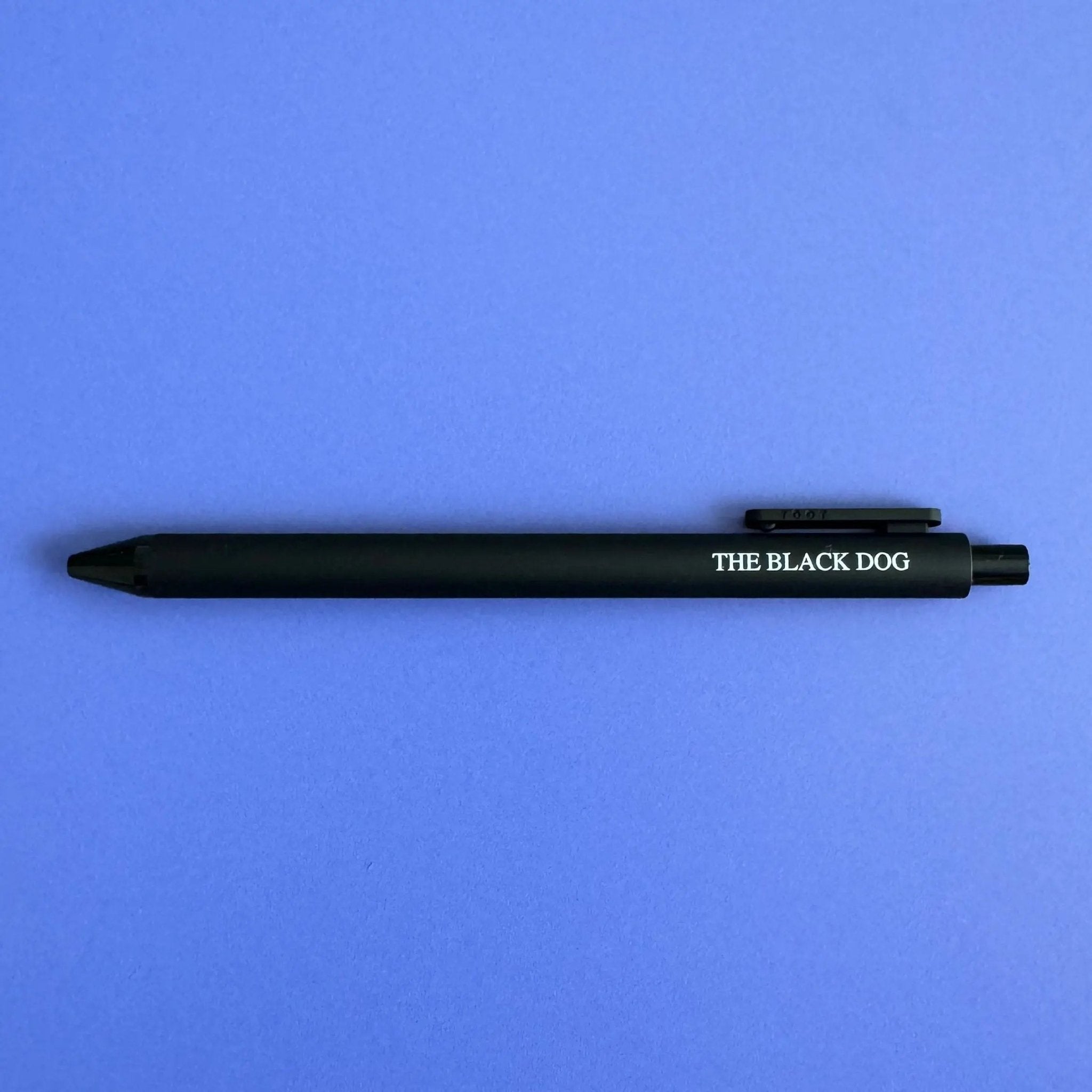 The Black Dog jotter gel pen - MangoIllustrated - Pens