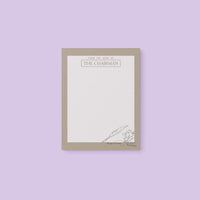 The Chairman Floral notepad - MangoIllustrated - Notepad