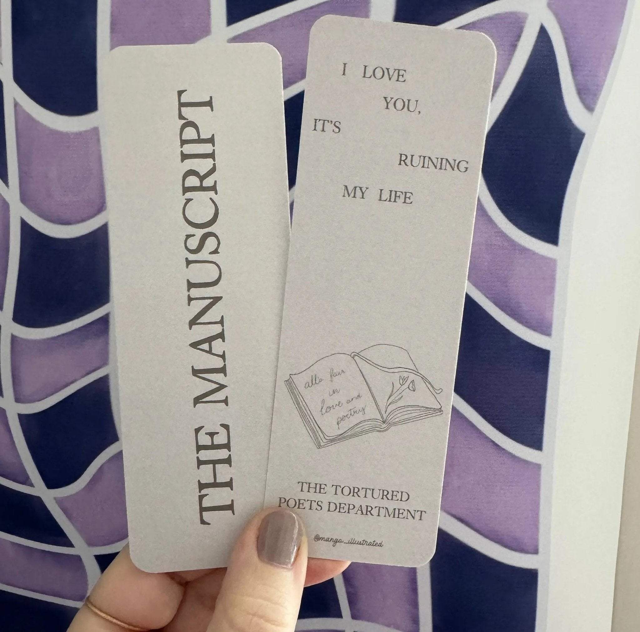 The Manuscript bookmark - MangoIllustrated - Bookmarks