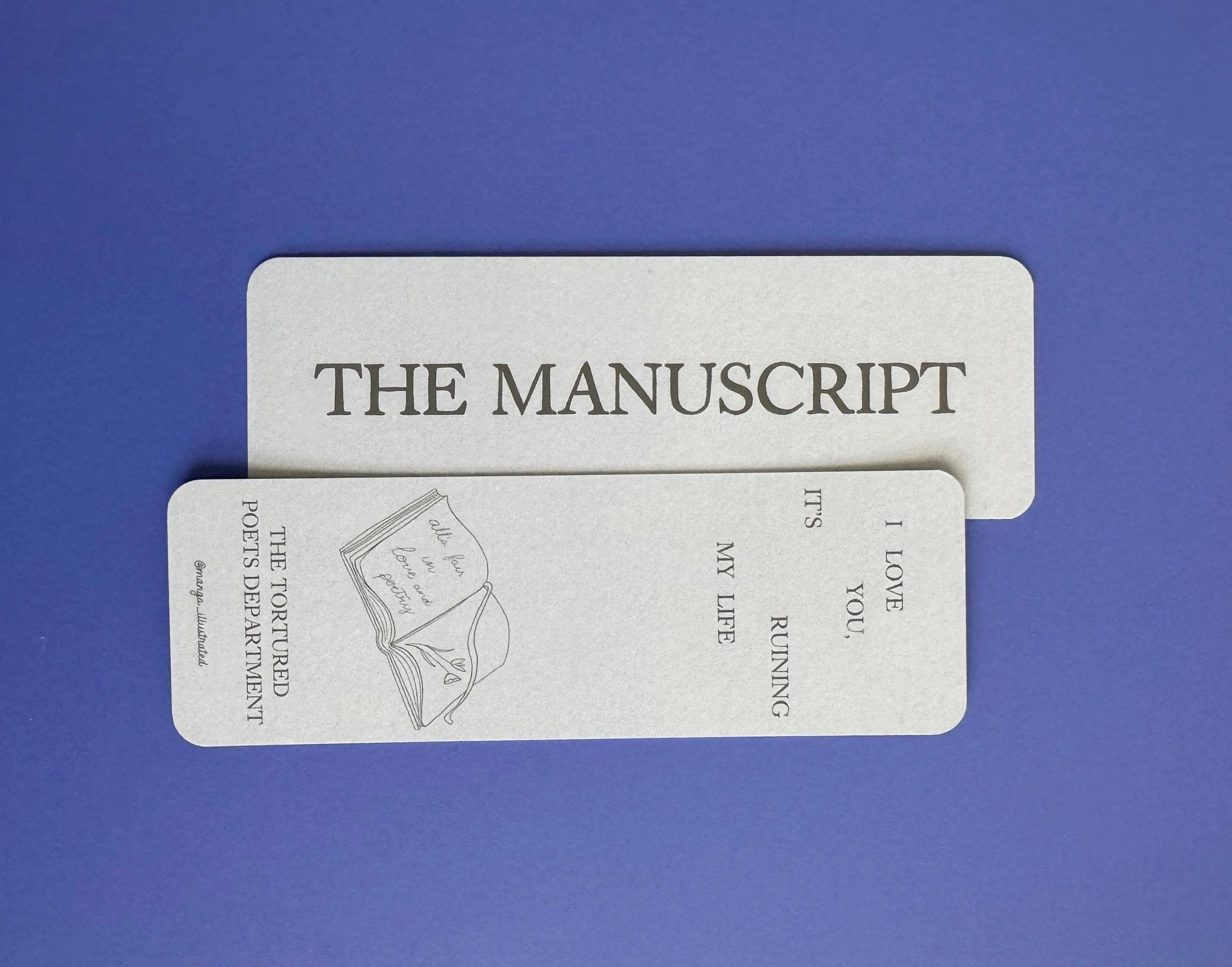 The Manuscript bookmark - MangoIllustrated - Bookmarks