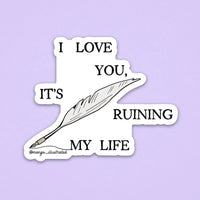 The Manuscript sticker - MangoIllustrated - Sticker