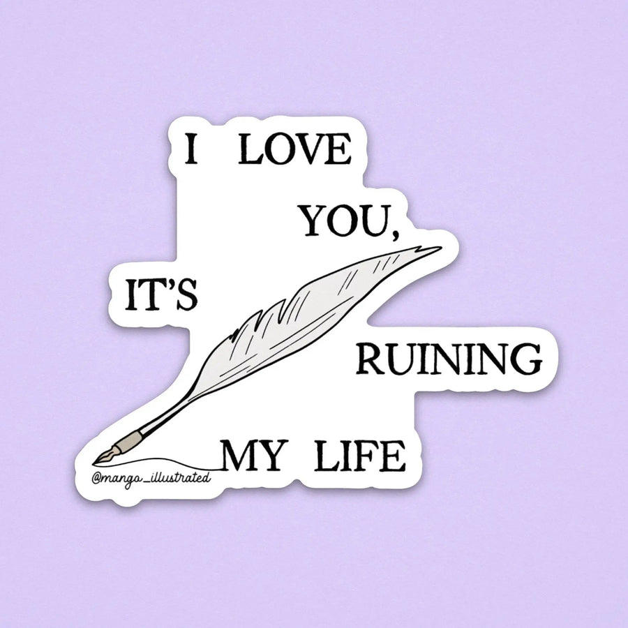 The Manuscript sticker - MangoIllustrated - Sticker