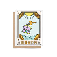 The New House Tarot Card Congratulations Card - MangoIllustrated - Greeting Cards