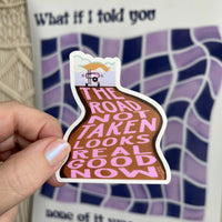 The Road Not Taken Looks Real Good Now sticker - MangoIllustrated - Sticker