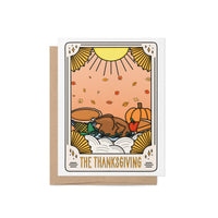 The Thanksgiving Tarot card - MangoIllustrated - Greeting Cards