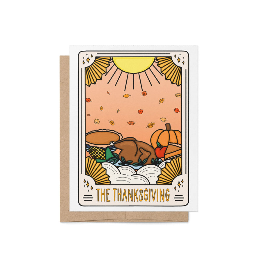 The Thanksgiving Tarot card - MangoIllustrated - Greeting Cards
