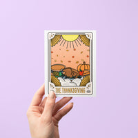 The Thanksgiving Tarot card - MangoIllustrated - Greeting Cards