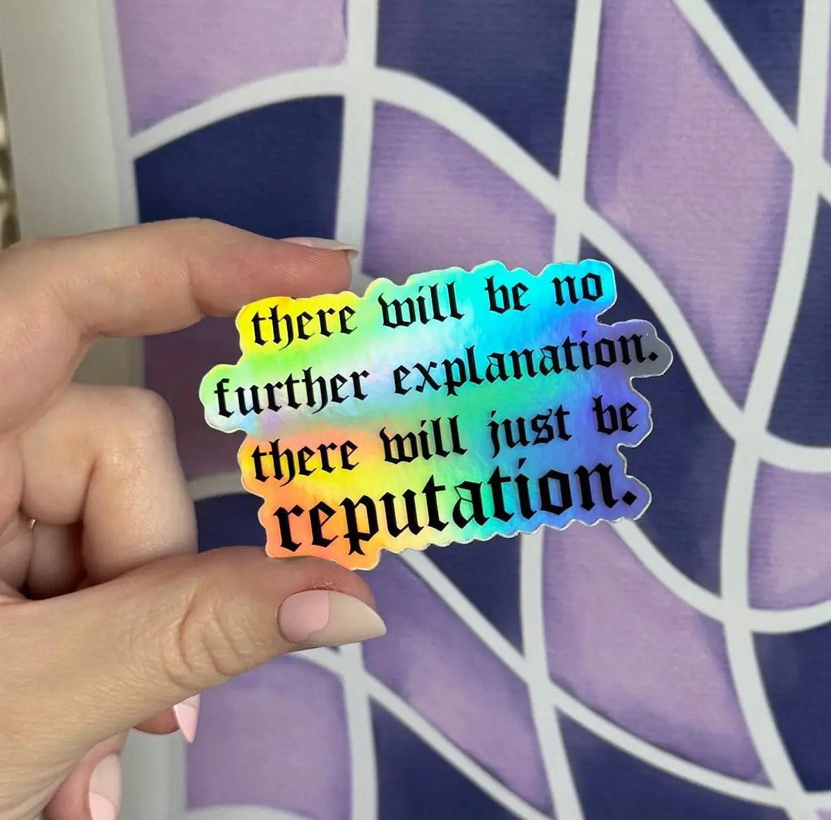 There will just be reputation sticker - MangoIllustrated - Sticker