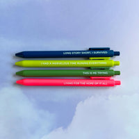 This is Me Trying jotter gel pen - MangoIllustrated - Pens