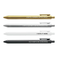 Tortured Poets jotter pen set - MangoIllustrated - Pen Sets