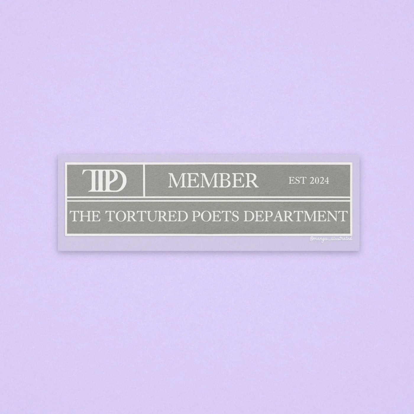 TTPD Member Sticker - Full Set - MangoIllustrated - Sticker