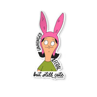Unhinged and feral but still cute Louise Belcher sticker - MangoIllustrated - Sticker