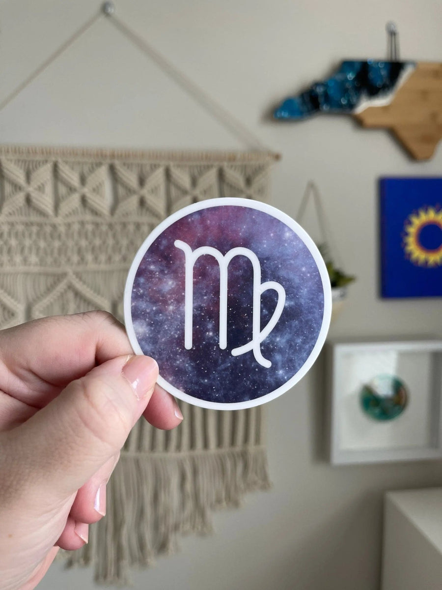 Virgo Galaxy sticker - MangoIllustrated - Sticker