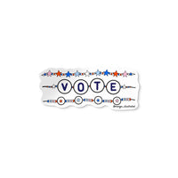 Vote friendship bracelet sticker - MangoIllustrated - Sticker