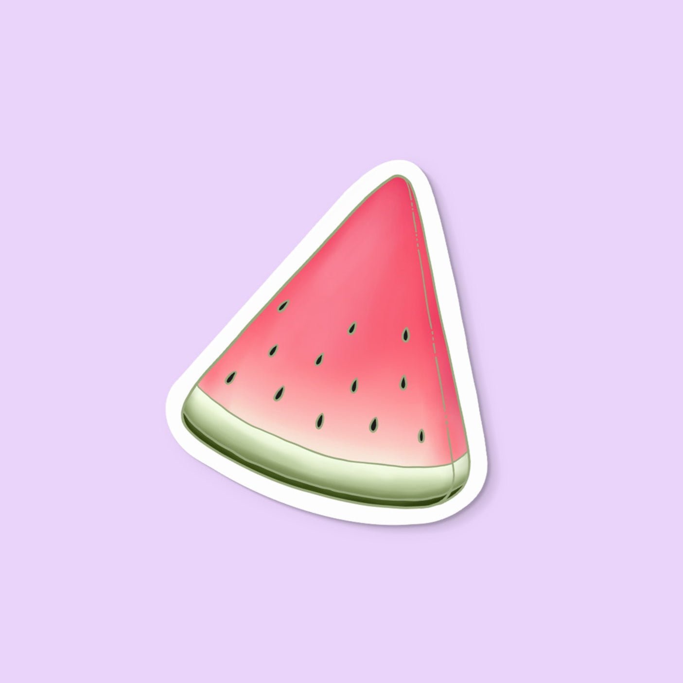 Watermelon slice sticker - MangoIllustrated - Sticker