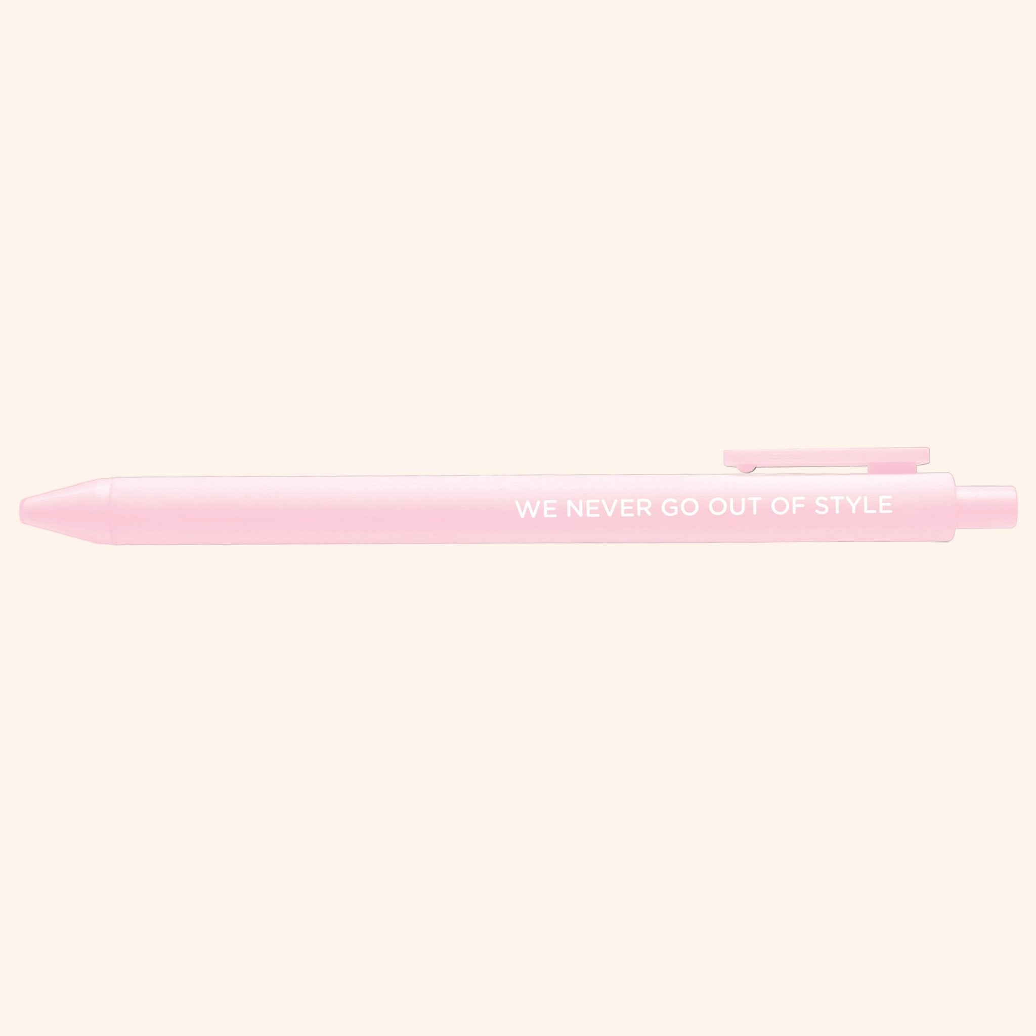 We never go out of style jotter pen - MangoIllustrated - Pens